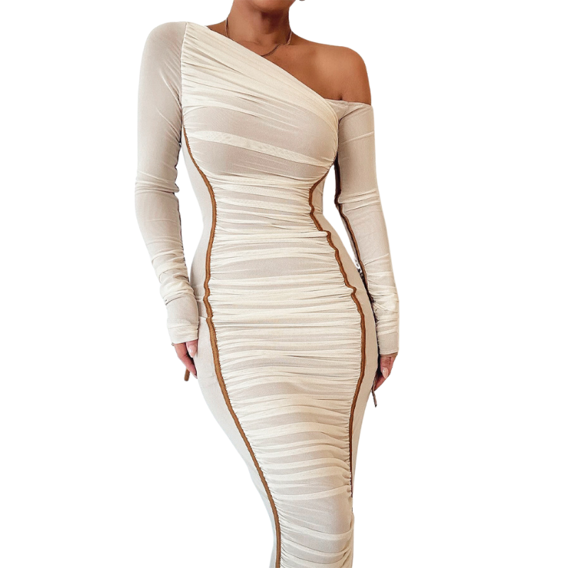 Xena™ – Elegant Long Sleeve Bodycon Dress