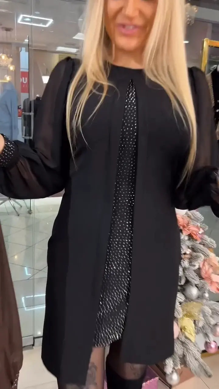 Zarielle | Long Cutout Winter Dress