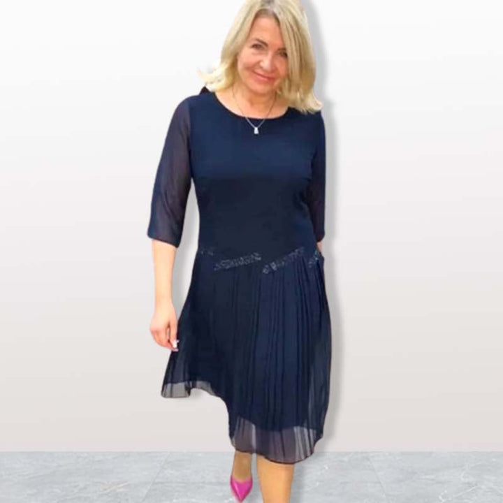 Florelle | Elegant Flowing Pleated Dress
