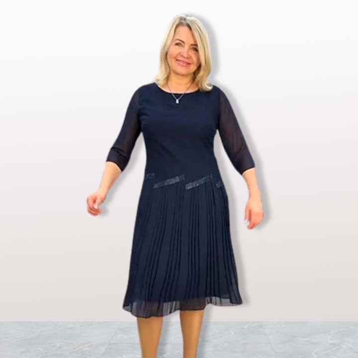 Florelle | Elegant Flowing Pleated Dress