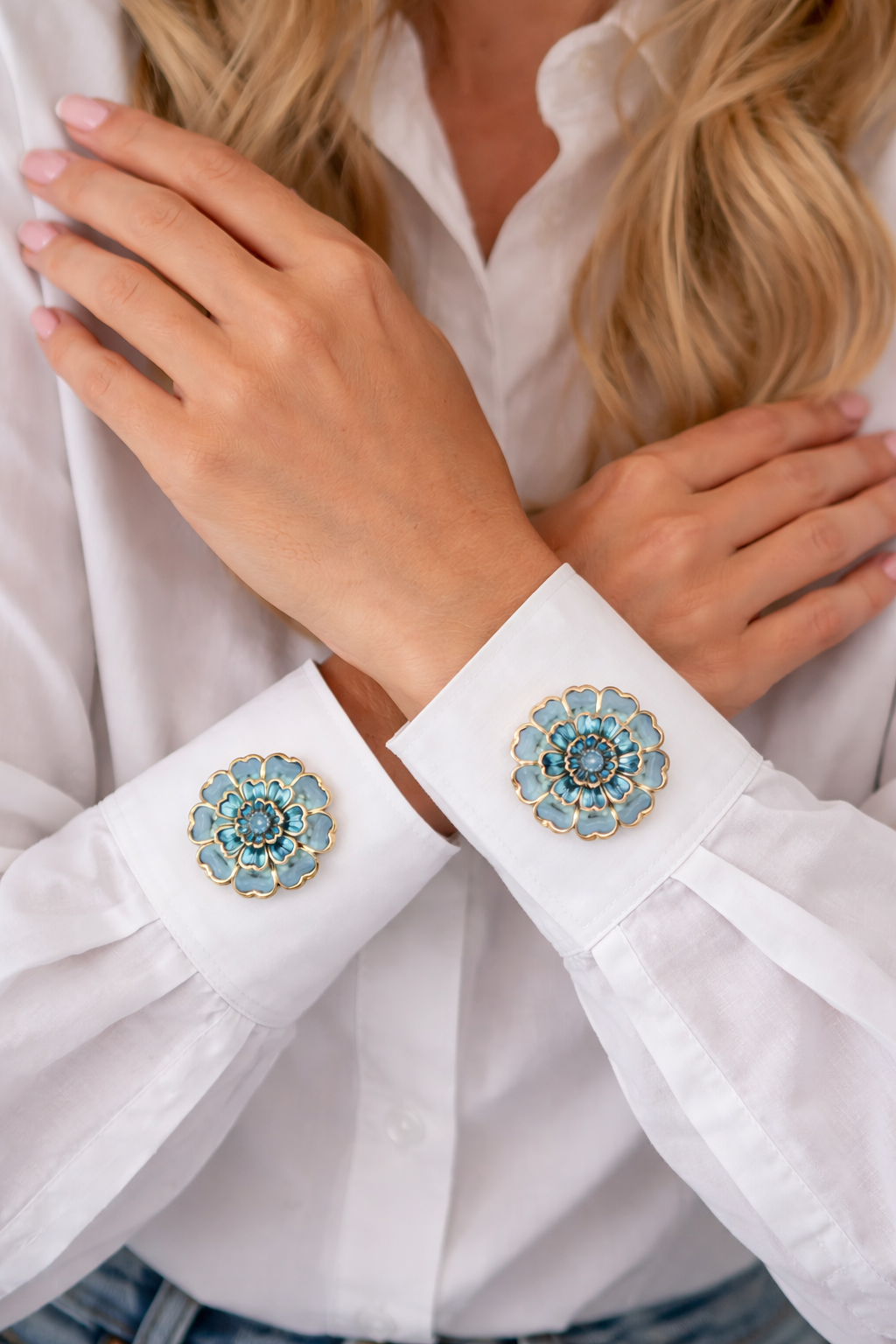 Daisy Flower | Button Covers 1 Set