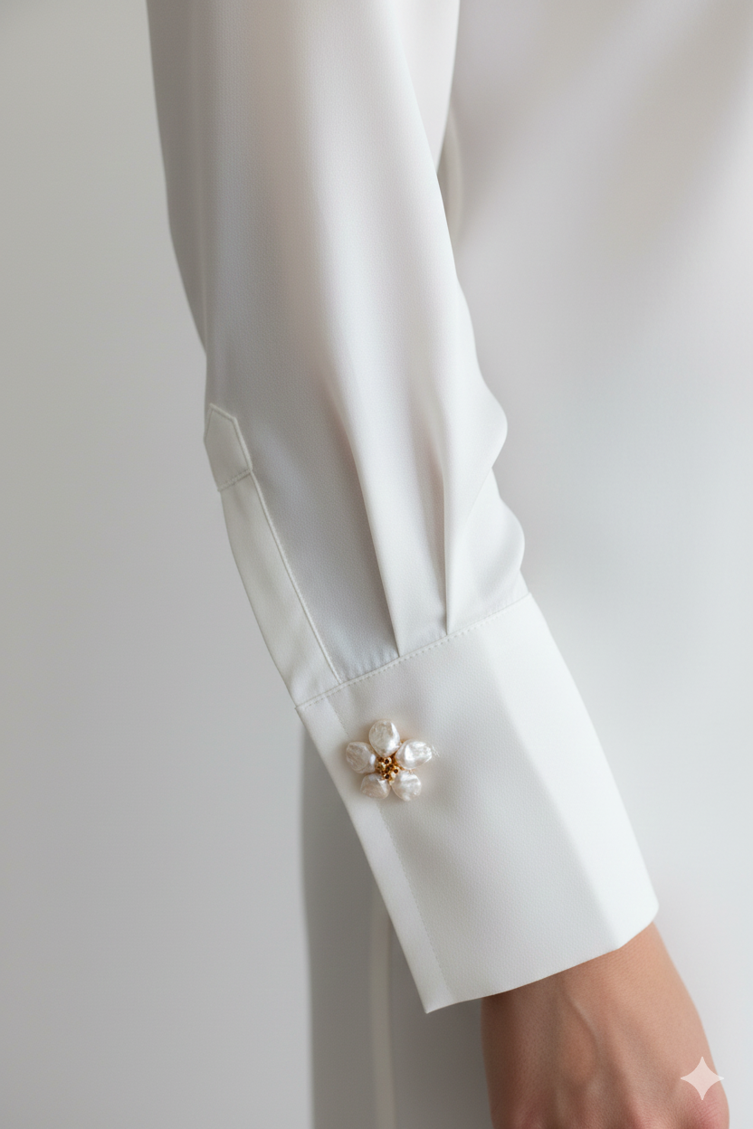 Nina Flower - Button Covers 1 Set