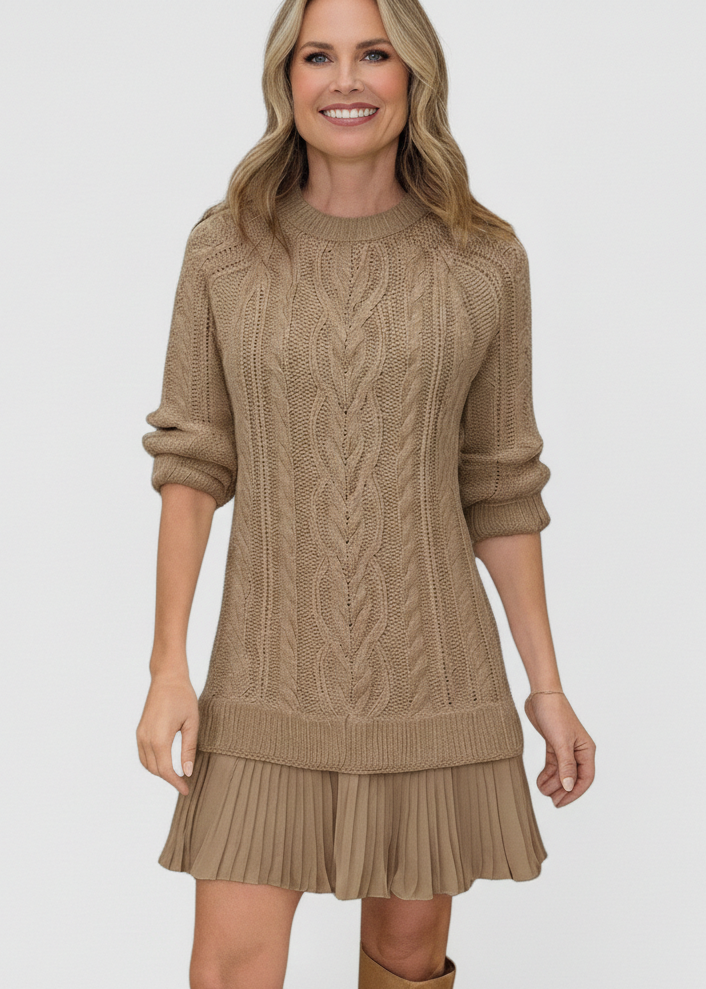 Dira™ | Elegant Sweater Dress