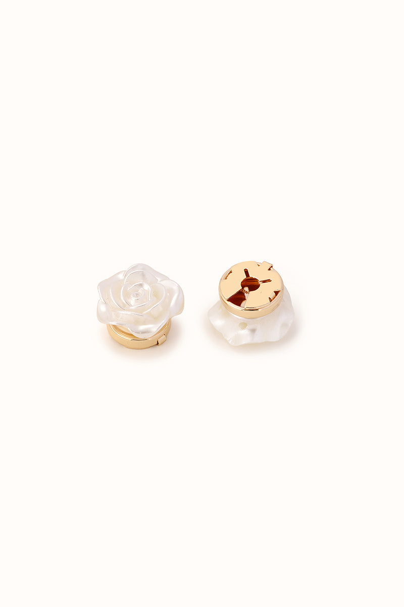 Ivory Rose | Button Covers 1 Set