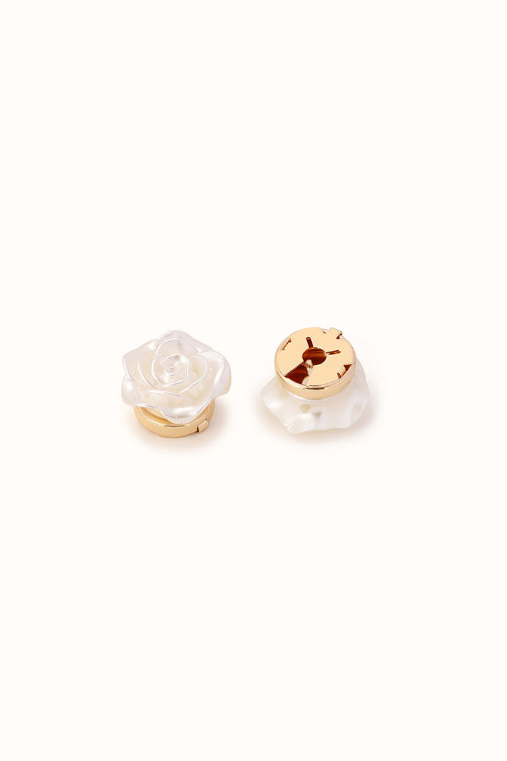 Ivory Rose | Button Covers 1 Set