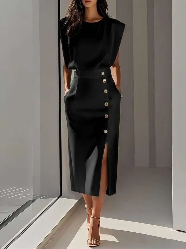 Mansory | Midi Dress with Side Slit