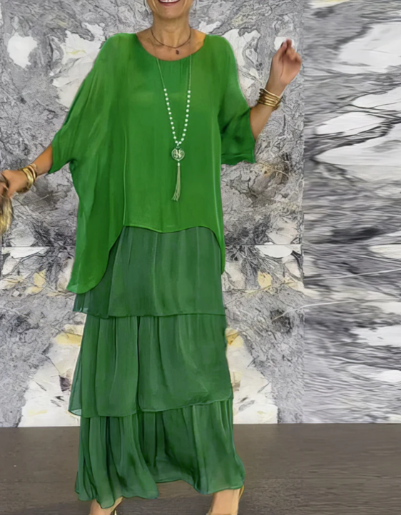 Lara | Elegant Flowing Maxi Dress