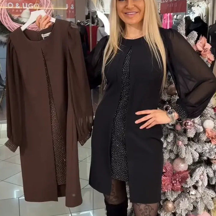 Zarielle | Long Cutout Winter Dress