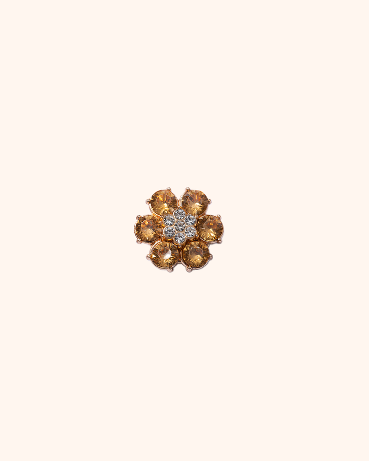 Golden Flower - Button Cover 1 Set