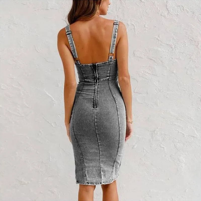 Denessa | Fitted Split Dress