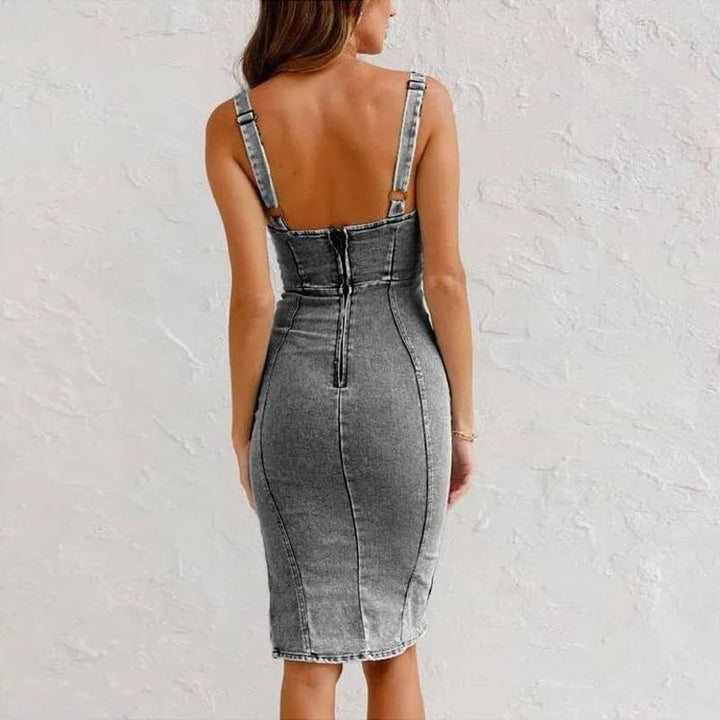 Denessa | Fitted Split Dress