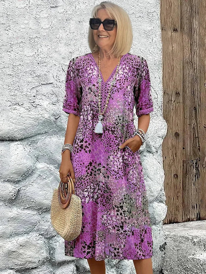 Averline | Vibrant Mid-length Dress